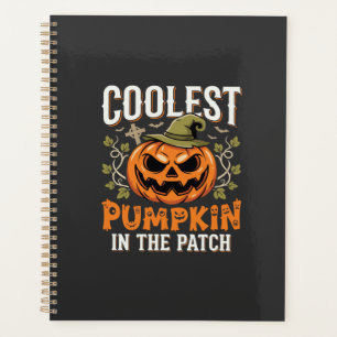 Kürbisdesign Halloween Patch Planer