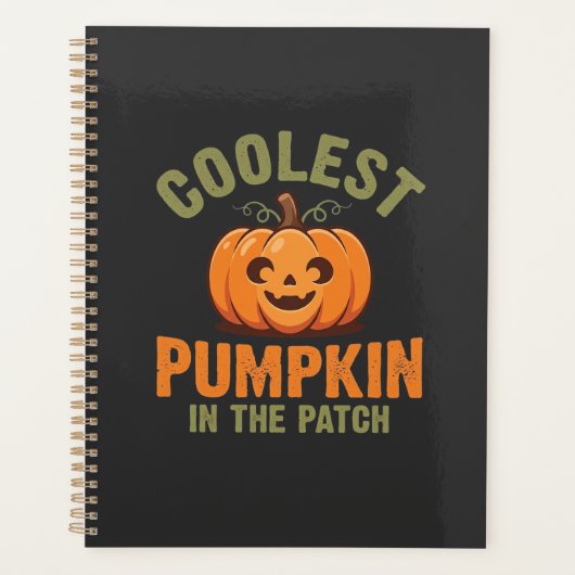 Kürbisdesign Halloween Patch Planer (Vorderseite)