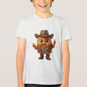 Kürbisdetektiv Wasserfarbe Süßes Geheimnis Hallowe Tri-Blend Shirt