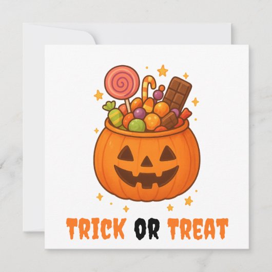 Kürbiseimer voll süß - Halloween (Vorderseite)