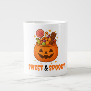Kürbiseimer voll süß - Halloween Jumbo-Tasse
