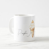 Kürbiseiscremekegel Kaffeetasse (Vorderseite Links)