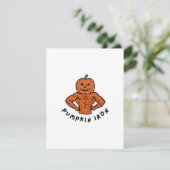 Kürbiseisen Begleitkarte (Stehend Vorderseite)