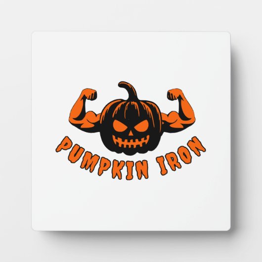 Kürbiseisen Fotoplatte (Vorderseite)