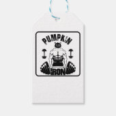 Kürbiseisen Geschenkanhänger (Vorderseite)