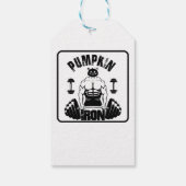 Kürbiseisen Geschenkanhänger (Rückseite)