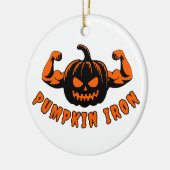 Kürbiseisen Keramik Ornament (Links)