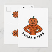 Kürbiseisen Postkarte (Vorne/Hinten)