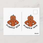 Kürbiseisen Postkarte (Rückseite)