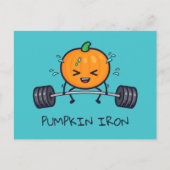 Kürbiseiserpuppe Postkarte (Vorderseite)
