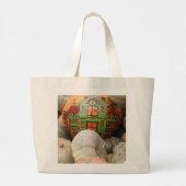 Kürbisernte Jumbo Stoffbeutel (Rückseite)