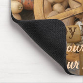 Kürbisernte Mousepad (Ecke)