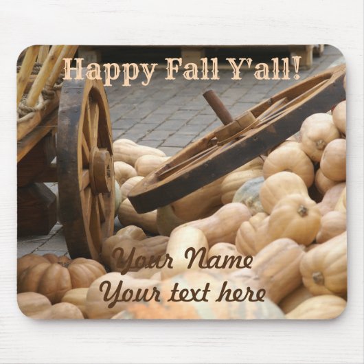 Kürbisernte Mousepad (Vorne)