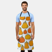 Kürbisernte nahtlos. Saison reif Schürze (Getragen)