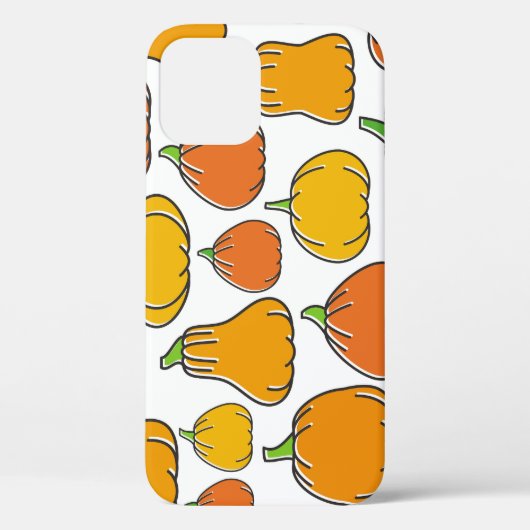 Kürbisernte, saisonale Pflanzenmuster. Case-Mate iPhone Hülle (Rückseite)