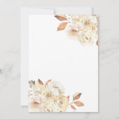 Kürbiseukalyptus geschlechtsneutrale Babydusche Fa Einladung (Rückseite)