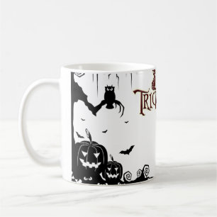 Kürbiseulen Halloween Kaffeetasse