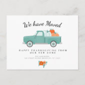 Kürbisfahrzeug-Erntedank-Bewegung Postkarte (Vorderseite)