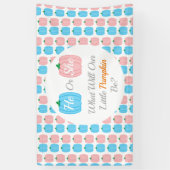 Kürbisfall-Genderoffenbarung Banner (Vertikal)