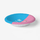 Kürbisfall-Genderoffenbarung Pappteller (Gewinkelt)