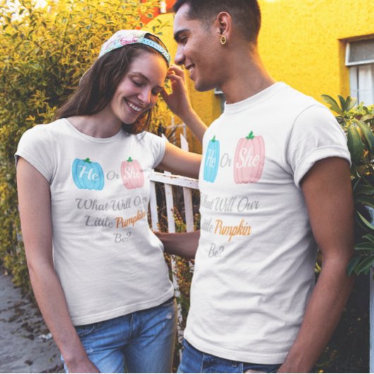 Kürbisfall-Genderoffenbarung T-Shirt