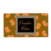 Kürbisfallen druckneutrale Etiketten (Vorne)