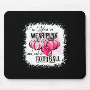 Kürbisfallen im Oktober tragen wir Pink und beobac Mousepad