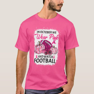 Kürbisfallen im Oktober tragen wir Pink und beobac T-Shirt