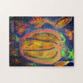Kürbisfallkunst Puzzle (Horizontal)