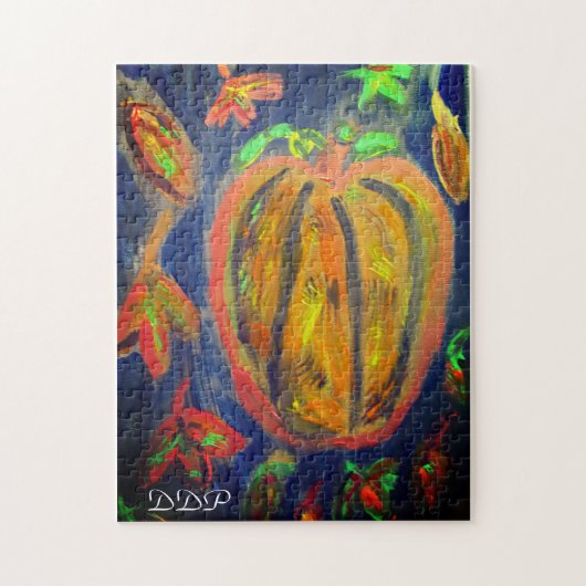 Kürbisfallkunst Puzzle (Vertikal)