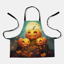 Kürbisfamilie niedliche Kürbislaterne