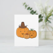 Kürbisfamilie Postkarte (Stehend Vorderseite)