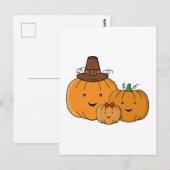 Kürbisfamilie Postkarte (Vorne/Hinten)