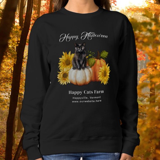 Kürbisfarm Name Herbstsaison Sweatshirt