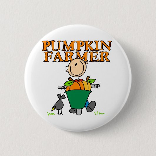 Kürbisfarmer Button (Vorderseite)
