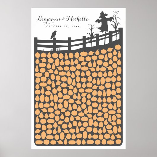 Kürbisfeld - 250 Plätze Gästebuch-Alternative Poster (Vorne)
