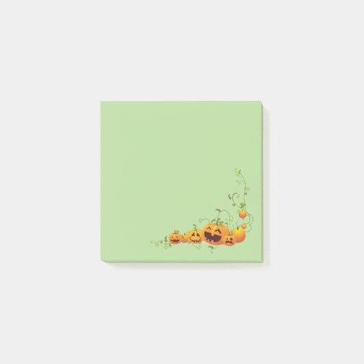 Kürbisfeld 7,5 cm x 7,5 cm Post-it® Notizen (Vorderseite)
