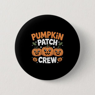 Kürbisfeld-Crew passende Familie Herbst Button