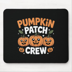 Kürbisfeld-Crew passende Familie Herbst Mousepad