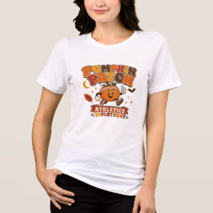 Kürbisfeld Leichtathletikabteilung Tri-Blend Shirt