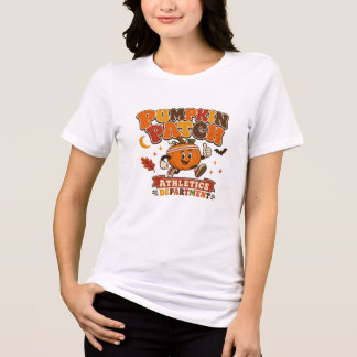 Kürbisfeld Leichtathletikabteilung Tri-Blend Shirt