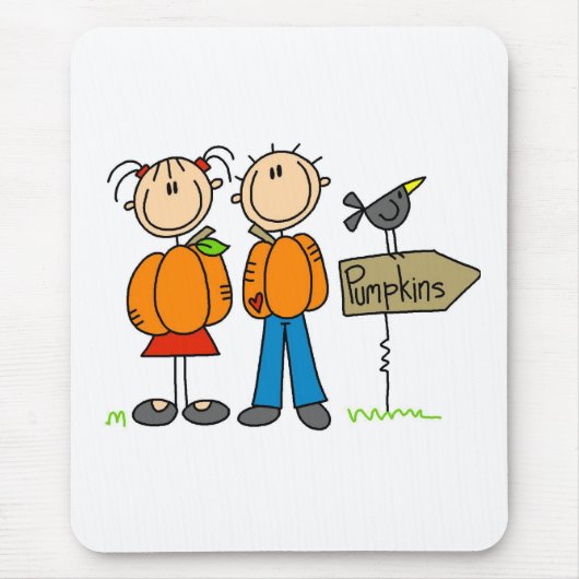 Kürbisfeld Mousepad (Vorne)