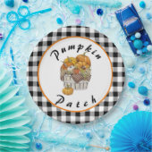 Kürbisfeld Pappteller (Party)