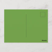 Kürbisfeld Postkarte (Rückseite)