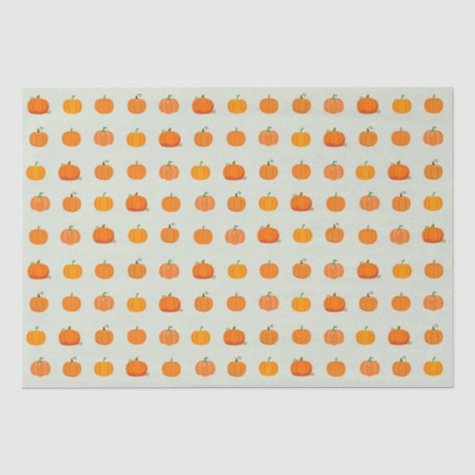 Kürbisfeld Seidenpapier (Vorderseite)
