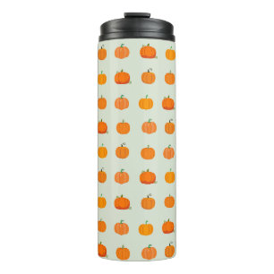Kürbisfeld Thermosbecher
