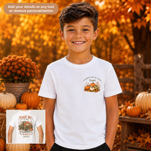Kürbisfelder-Crew Familie passende Unisex-Kinder T-Shirt