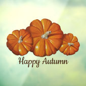 Kürbisfenster Fensteraufkleber (Blatt 3)