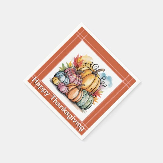 Kürbisfest Serviette (Ecke)