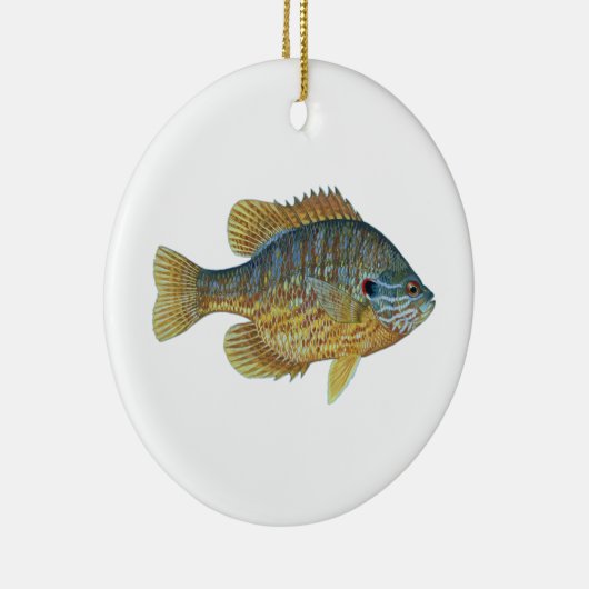 Kürbisfisch Keramik Ornament (Rechts)
